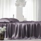 Slate Gray 22 Momme Mulberry Silk Sheet Set UK Slate Gray 22 Momme Mulberry Silk Sheet Set UK