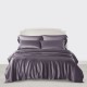 Slate Gray 3 PCS 22 Momme Mulberry Silk Duvet Cover Set UK Slate Gray 3 PCS 22 Momme Mulberry Silk Duvet Cover Set UK