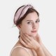 Suede Rose & Black Silk Headband UK Suede Rose & Black Silk Headband UK