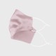 Suede Rose & White Double-Sided 22 Momme Silk Face Mask UK Suede Rose & White Double-Sided 22 Momme Silk Face Mask UK