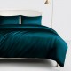 Teal 22 Momme Mulberry Silk Duvet Cover UK Teal 22 Momme Mulberry Silk Duvet Cover UK