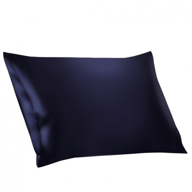 Two Piece Silk Gift Set Navy Pillowcase & Eye Mask UK Two Piece Silk Gift Set Navy Pillowcase & Eye Mask UK