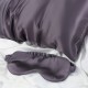 Two Piece Silk Gift Set Slate Gray Pillowcase & Eye Mask UK Two Piece Silk Gift Set Slate Gray Pillowcase & Eye Mask UK