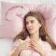 Two Piece Silk Gift Set Suede Rose Pillowcase & Eye Mask UK Two Piece Silk Gift Set Suede Rose Pillowcase & Eye Mask UK