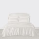White 3 PCS 22 Momme Mulberry Silk Duvet Cover Set UK White 3 PCS 22 Momme Mulberry Silk Duvet Cover Set UK