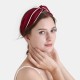 Wine & Ivory Silk Headband UK Wine & Ivory Silk Headband UK